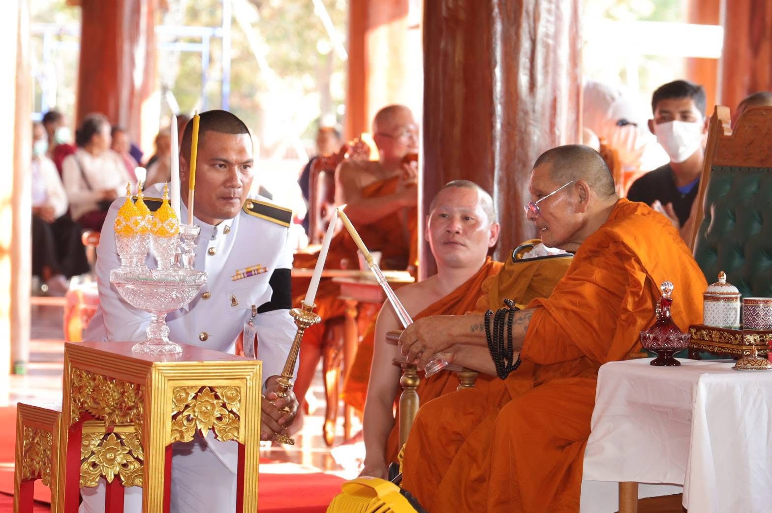 title - ส.ป.ก.กาฬสินธุ์ ร่วมพิธีบรรพชาสามเณร จำนวน 99 รูป เพื่อถวายเป็นพระราชกุศลแด่ สมเด็จพระนางเจ้าสิริกิติ์ พระบรมราชินีนาถ พระบรมราชชนนีพันปีหลวง เนื่องในการบำเพ็ญกุศลปัญญาสมวารถวายพระบรมศพ (ครบ 50 วัน)