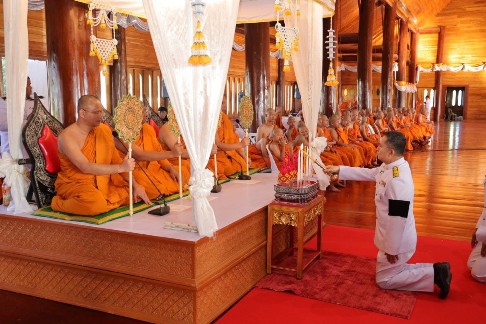 title - ส.ป.ก.กาฬสินธุ์ ร่วมพิธีบรรพชาสามเณร จำนวน 99 รูป เพื่อถวายเป็นพระราชกุศลแด่ สมเด็จพระนางเจ้าสิริกิติ์ พระบรมราชินีนาถ พระบรมราชชนนีพันปีหลวง เนื่องในการบำเพ็ญกุศลปัญญาสมวารถวายพระบรมศพ (ครบ 50 วัน)