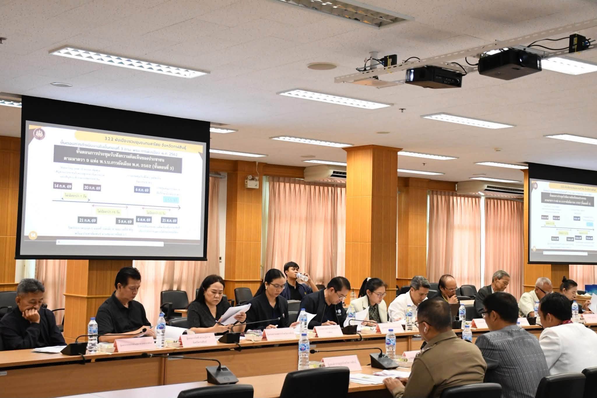 title - ส.ป.ก.กาฬสินธุ์ ร่วมการประชุมคณะกรรมการผังเมืองจังหวัดกาฬสินธุ์ ครั้งที่ 1/2569