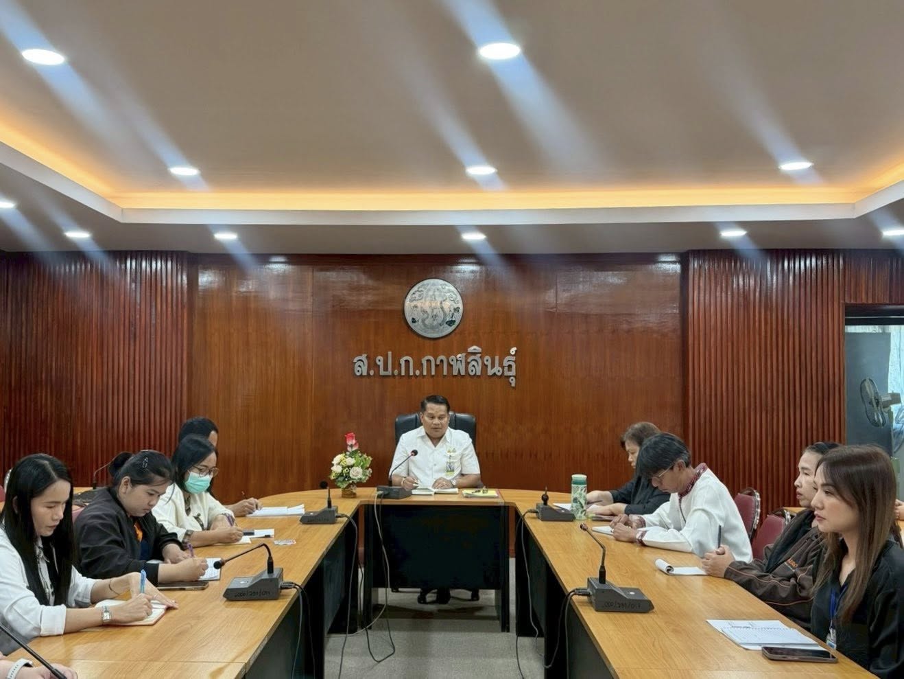 title - ส.ป.ก.กาฬสินธุ์ จัดประชุมประจำเดือน ณ ห้องประชุมสำนักงานการปฏิรูปที่ดินจังหวัดกาฬสินธุ์ ชั้น 2