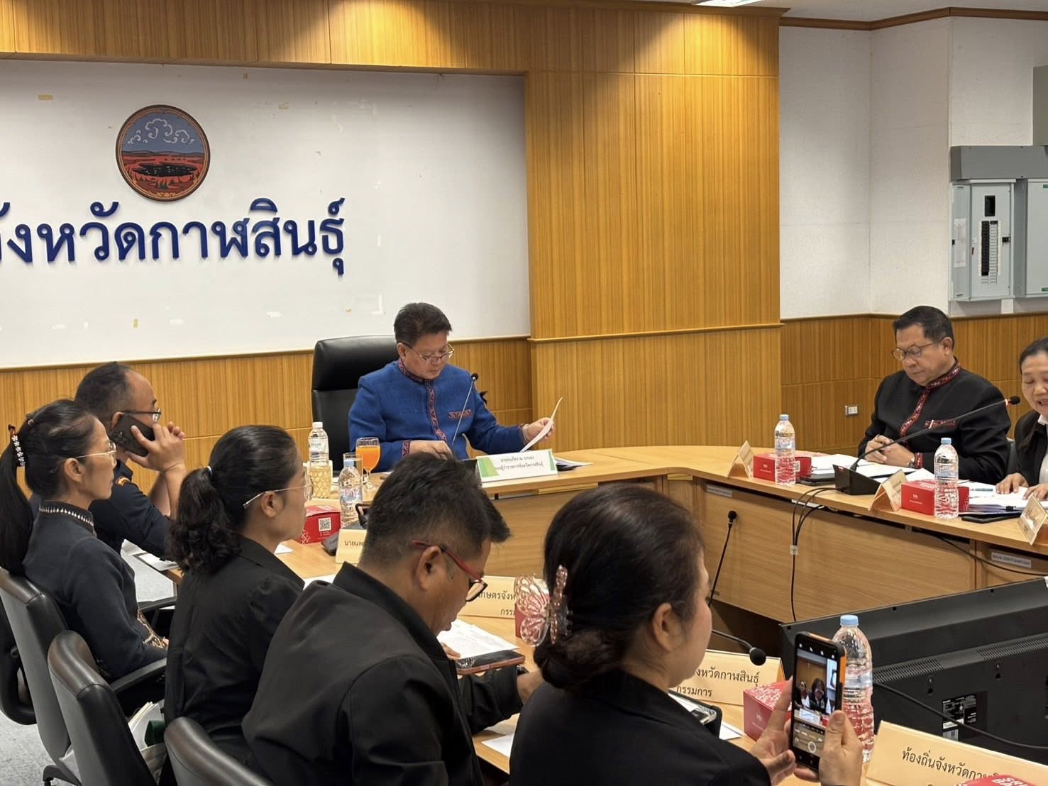 title - ส.ป.ก.กาฬสินธุ์ร่วมการประชุมคณะกรรมการอำนวยการ ทสม.จังหวัดกาฬสินธุ์ ครั้งที่ 1/2569 ประจำปีงบประมาณ พ.ศ.2569