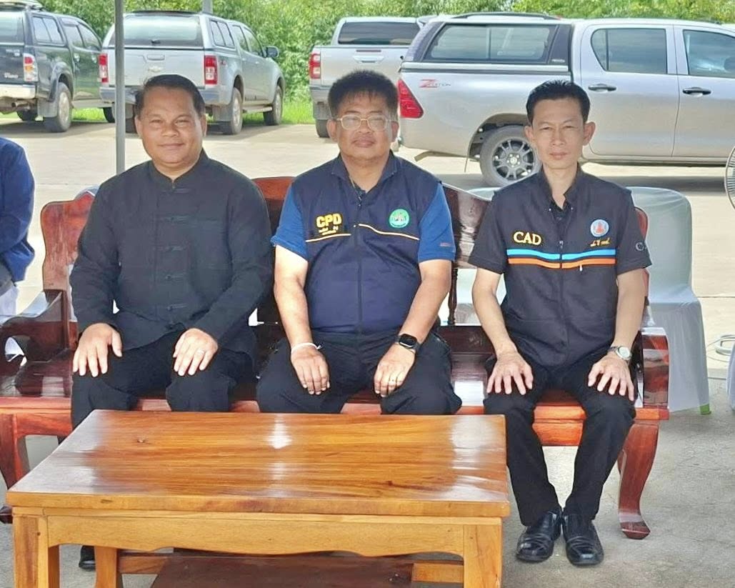 title - ส.ป.ก.กาฬสินธุ์ ร่วมงานรณรงค์และเชื่อมโยงเครือข่ายมันสำปะหลังสะอาด โครงการเพิ่มประสิทธิภาพการผลิตพืชเศรษฐกิจหลัก สร้างความมั่นคงเศรษฐกิจฐานรากภาคการเกษตร กิจกรรมหลัก พัฒนาศักยภาพการผลิตมันสำปะหลังคุณภาพ เสริมสร้างความมั่นคงพืชเศรษฐกิจ ประจำปี 2569 ณ สหกรณ์การเกษตรคำม่วง จำกัด (สาขา 3 นาบอน) หมู่ที่ 6 ตำบลนาบอน อำเภอคำม่วง จังหวัดกาฬสินธุ์