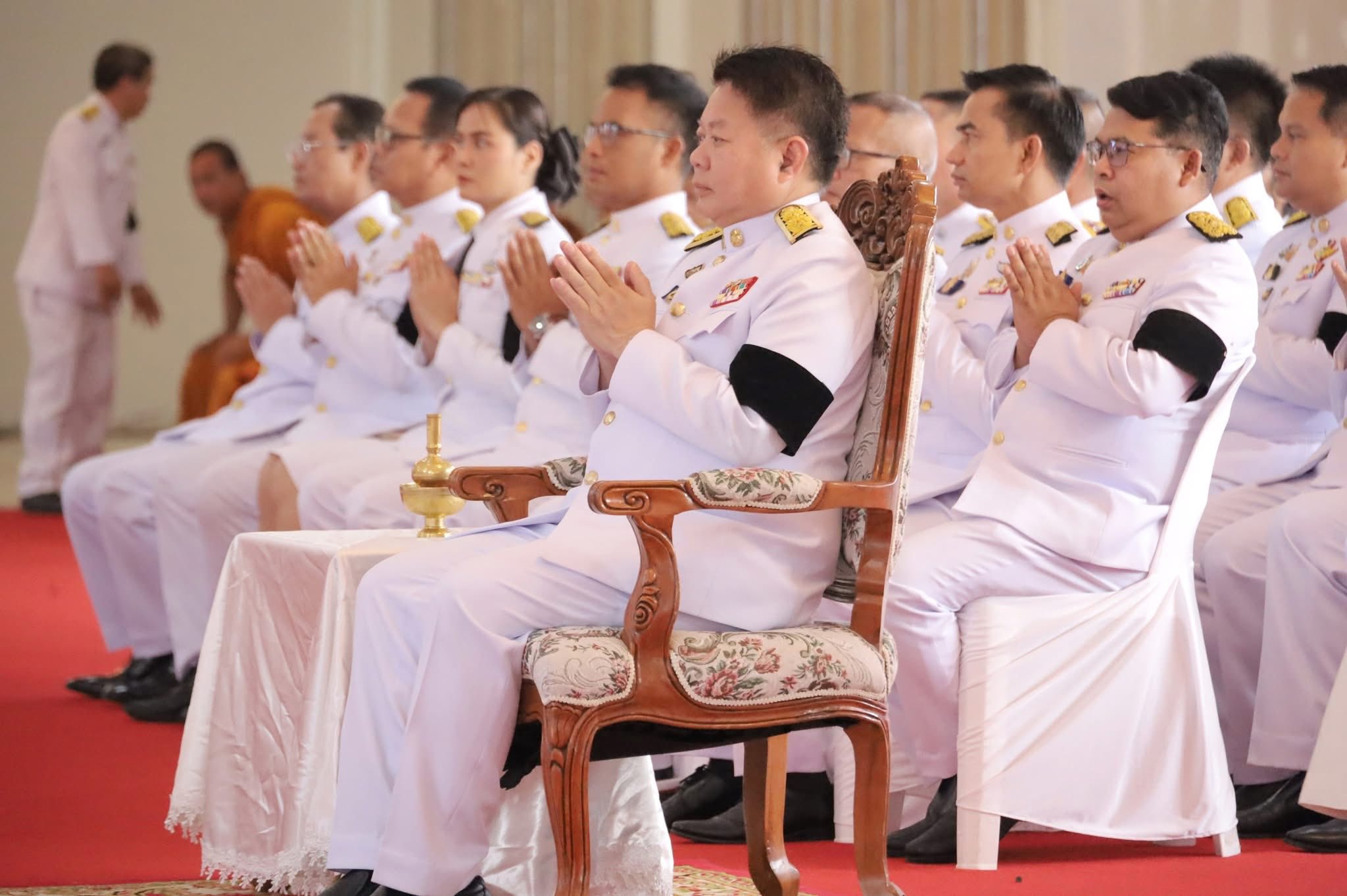 title - ส.ป.ก.กาฬสินธุ์ ร่วมพิธีสวดพระพุทธมนต์และทำบุญตักบาตรถวายพระราชกุศลเนื่องในโอกาสการประกาศยกย่องพระเกียรติคุณพระราชกรณียกิจในวาระครบ 100 ปี สมเด็จพระนางเจ้ารำไพพรรณี พระบรมราชินี ในรัชกาลที่ 7 ณ พระอุโบสถ วัดประชานิยม พระอารามหลวง อำเภอเมืองกาฬสินธุ์ จังหวัดกาฬสินธุ์
