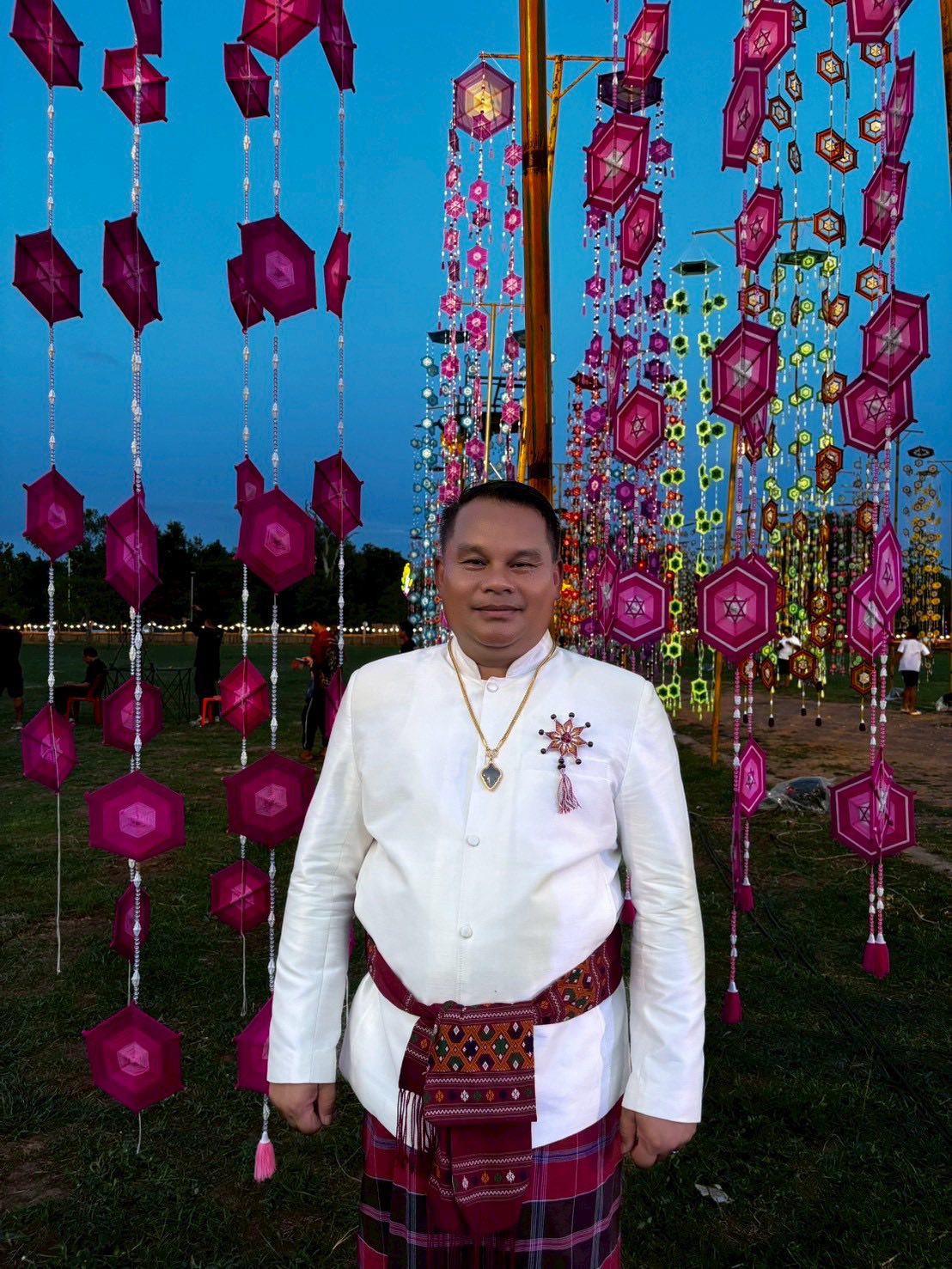title - ส.ป.ก.กาฬสินธุ์ ร่วมพิธีเปิดงานเทศกาล “วิสาขปุณฺณมีปูชา” จังหวัดกาฬสินธุ์ ประจำปีงบประมาณ พ.ศ.2569