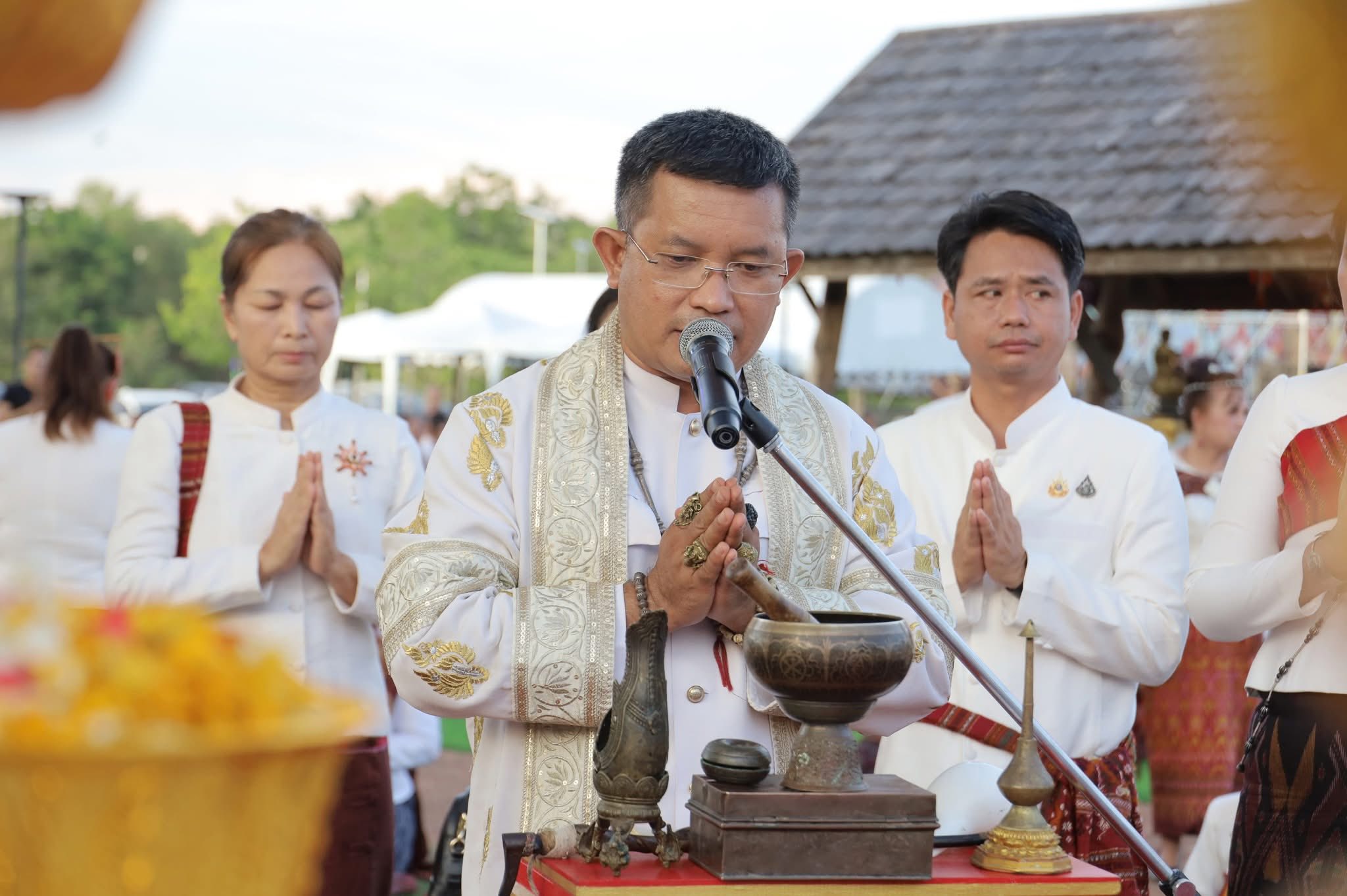 title - ส.ป.ก.กาฬสินธุ์ ร่วมพิธีเปิดงานเทศกาล “วิสาขปุณฺณมีปูชา” จังหวัดกาฬสินธุ์ ประจำปีงบประมาณ พ.ศ.2569