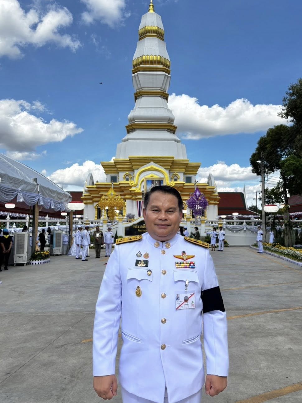 title - ส.ป.ก.กาฬสินธุ์ ร่วมรับเสด็จพระบาทสมเด็จพระเจ้าอยู่หัว และสมเด็จพระนางเจ้าฯ พระบรมราชินี เสด็จพระราชดำเนินไปทรงประกอบพิธีตัดหวายลูกนิมิตพระอุโบสถ ณ วัดประชานิยม อำเภอเมืองกาฬสินธุ์ จังหวัดกาฬสินธุ์