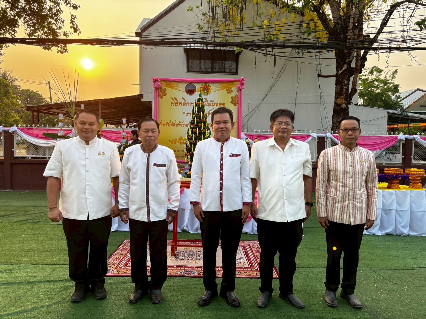 title - ส.ป.ก.กาฬสินธุ์ ร่วมพิธีพลีกรรมตัดไม้มงคล “ต้นราชพฤกษ์” เพื่อนำไปจัดสร้างเสาหลักเมืองจังหวัดกาฬสินธุ์ (ต้นใหม่) ณ บ้านพักสำนักงานคลังจังหวัดกาฬสินธุ์ อำเภอเมืองกาฬสินธุ์ จังหวัดกาฬสินธุ์