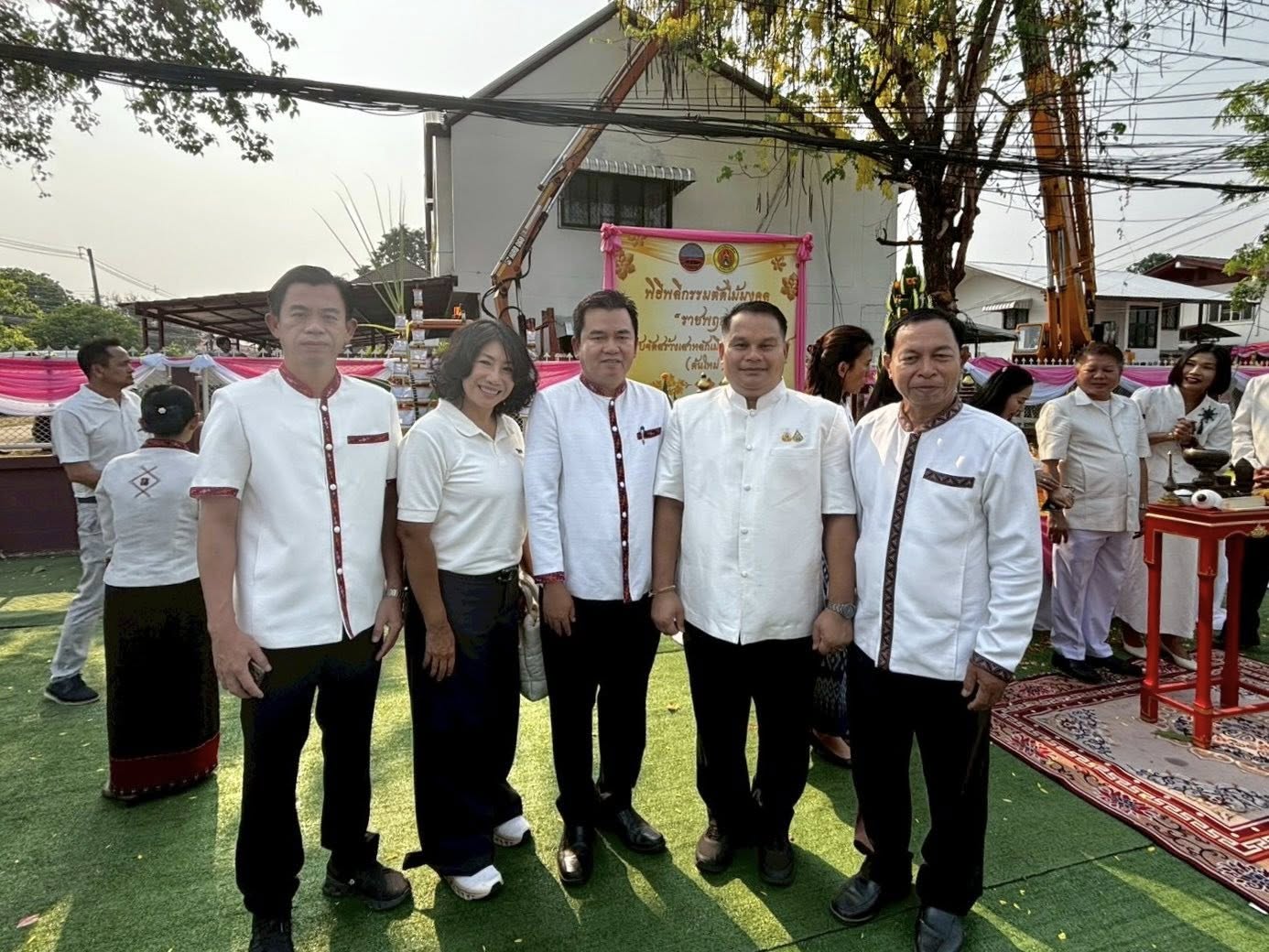 title - ส.ป.ก.กาฬสินธุ์ ร่วมพิธีพลีกรรมตัดไม้มงคล “ต้นราชพฤกษ์” เพื่อนำไปจัดสร้างเสาหลักเมืองจังหวัดกาฬสินธุ์ (ต้นใหม่) ณ บ้านพักสำนักงานคลังจังหวัดกาฬสินธุ์ อำเภอเมืองกาฬสินธุ์ จังหวัดกาฬสินธุ์