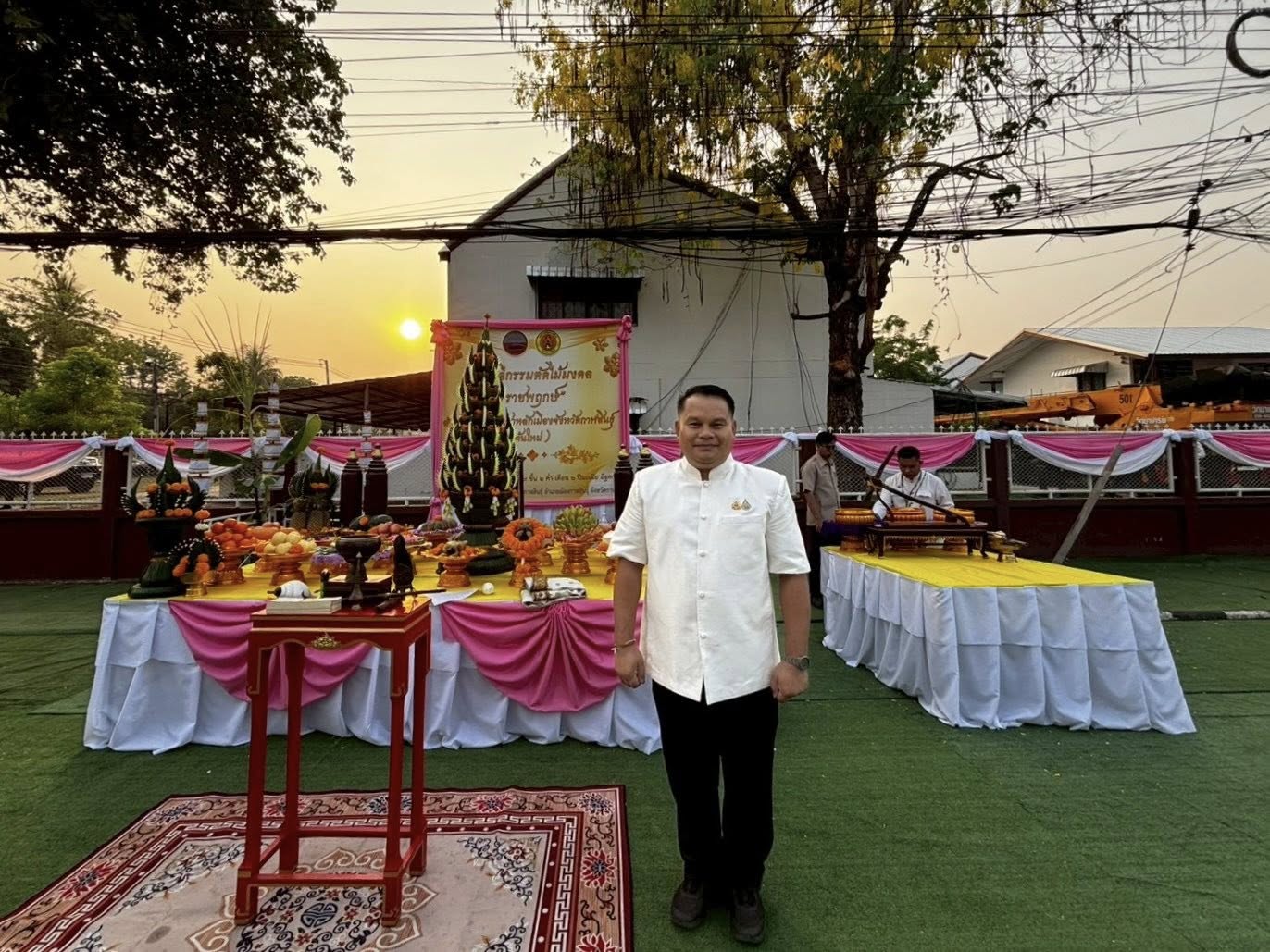 title - ส.ป.ก.กาฬสินธุ์ ร่วมพิธีพลีกรรมตัดไม้มงคล “ต้นราชพฤกษ์” เพื่อนำไปจัดสร้างเสาหลักเมืองจังหวัดกาฬสินธุ์ (ต้นใหม่) ณ บ้านพักสำนักงานคลังจังหวัดกาฬสินธุ์ อำเภอเมืองกาฬสินธุ์ จังหวัดกาฬสินธุ์