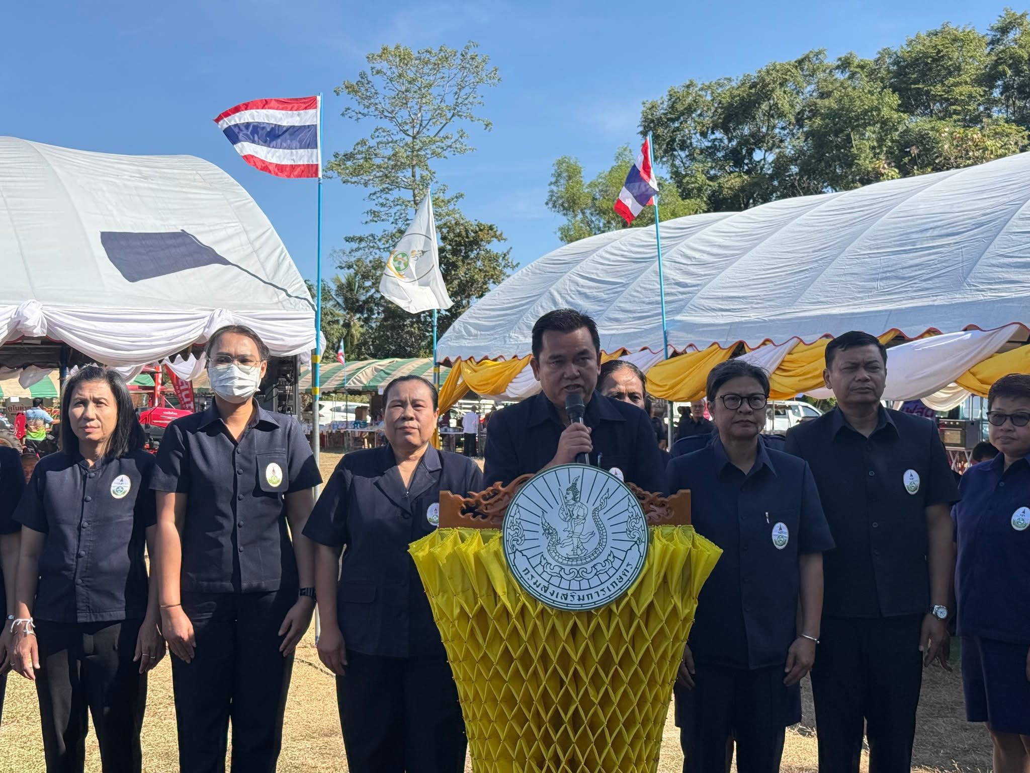 title - ส.ป.ก.กาฬสินธุ์ ร่วมออกหน่วยบริการประชาชนในโครงการคลินิกเกษตรเคลื่อนที่ในพระราชานุเคราะห์สมเด็จพระบรมโอรสาธิราชฯ สยามมกุฎราชกุมาร ครั้งที่ 1/2569 ณ โรงเรียนหนองบัวทองวิทยาเสริม ตำบลสมสะอาด อำเภอกุฉินารายณ์ จังหวัดกาฬสินธุ์