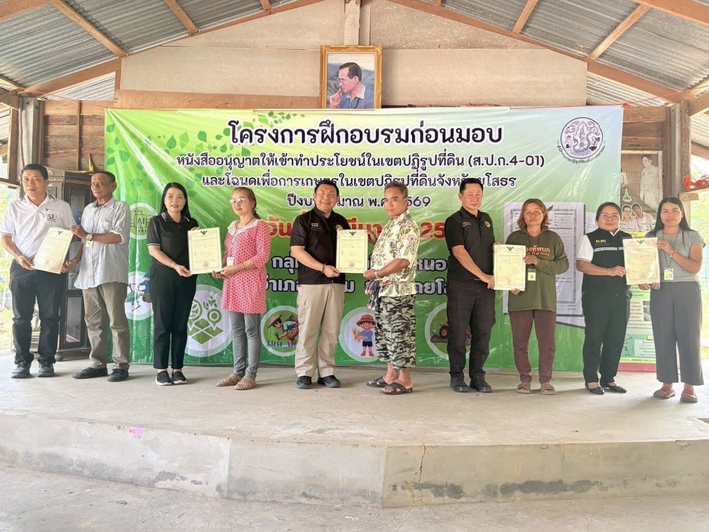 title - ส.ป.ก.กาฬสินธุ์ ร่วมการประชุมและลงพื้นที่ในเขตปฏิรูปที่ดินจังหวัดร้อยเอ็ด และจังหวัดยโสธร ในการตรวจราชการและประชุมติดตามการดำเนินงานตามแผนงานและงบประมาณ ปี 2569 ของนายเศรษฐเกียรติ กระจ่างวงษ์ เลขาธิการ ส.ป.ก.