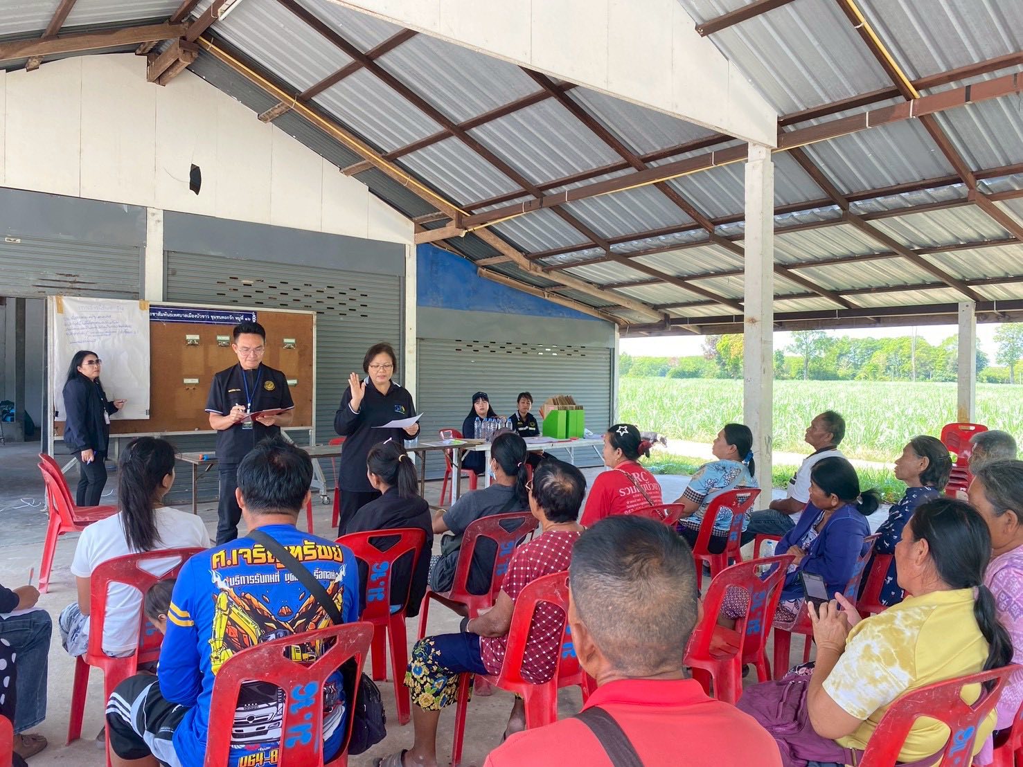 title - ส.ป.ก.กาฬสินธุ์ ร่วมลงพื้นที่ในที่ดินเอกชนอำเภอกุฉินารายณ์ เพื่อประชุมชี้แจง สร้างการรับรู้ และทำความเข้าใจเกี่ยวกับการทำสัญญาเช่าที่ดินเอกชน การพัฒนาพื้นที่เอกชน และการพัฒนาเกษตรกรของ ส.ป.ก.ให้แก่เกษตรกรผู้ที่ได้รับการจัดที่ดินเอกชน