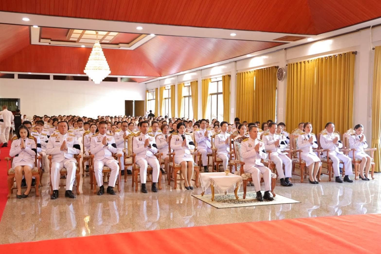 title - ส.ป.ก.กาฬสินธุ์ ร่วมพิธีเจริญพระพุทธมนต์ และทำบุญตักบาตรถวายพระกุศล เนื่องในโอกาสฉลองพระชนมายุ 99 พรรษา สมเด็จพระอริยวงศาคตญาณ สมเด็จพระสังฆราช สกลมหาสังฆปริณายก 26 มิถุนายน 2569