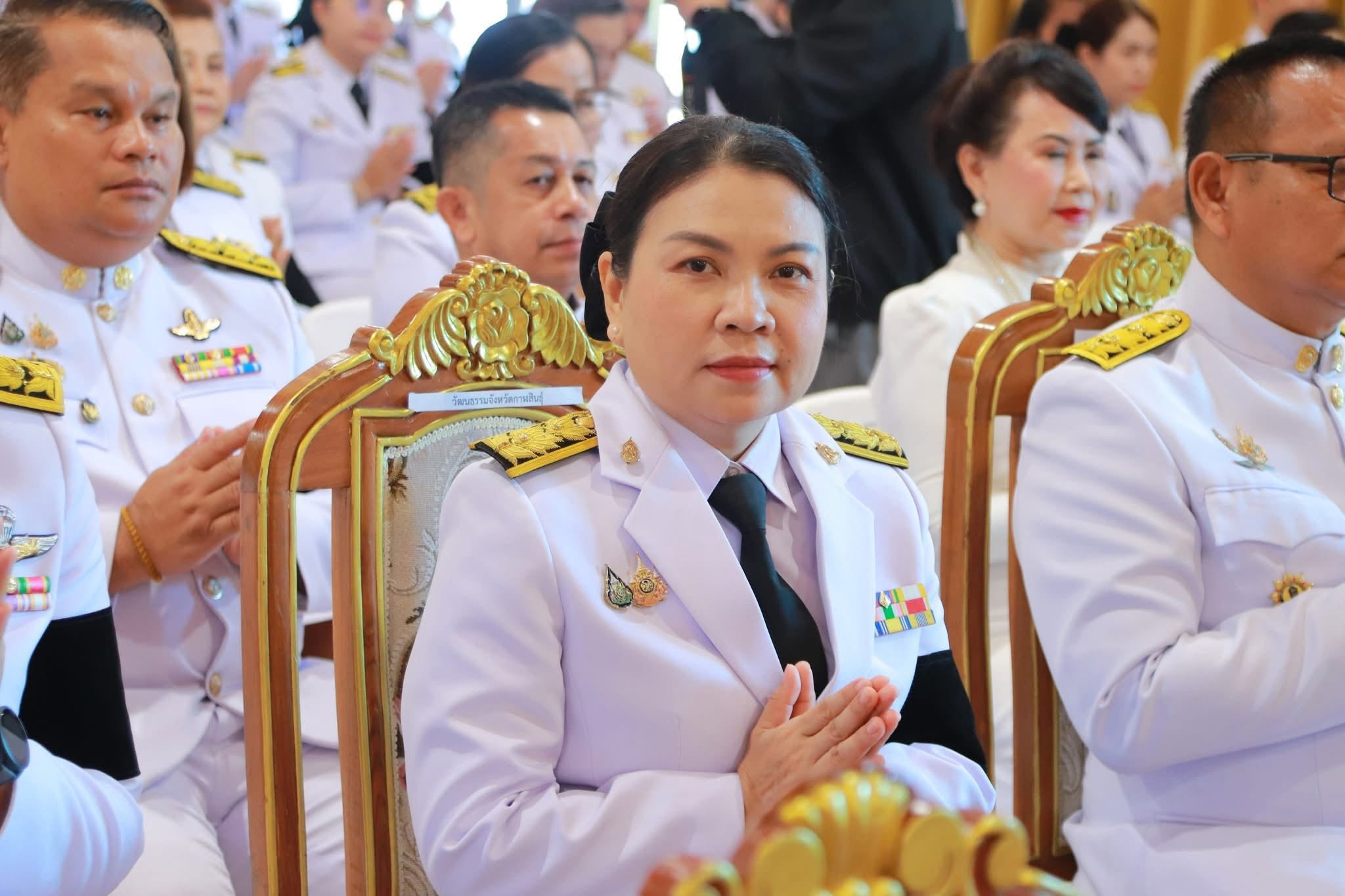title - ส.ป.ก.กาฬสินธุ์ ร่วมพิธีเจริญพระพุทธมนต์ และทำบุญตักบาตรถวายพระกุศล เนื่องในโอกาสฉลองพระชนมายุ 99 พรรษา สมเด็จพระอริยวงศาคตญาณ สมเด็จพระสังฆราช สกลมหาสังฆปริณายก 26 มิถุนายน 2569