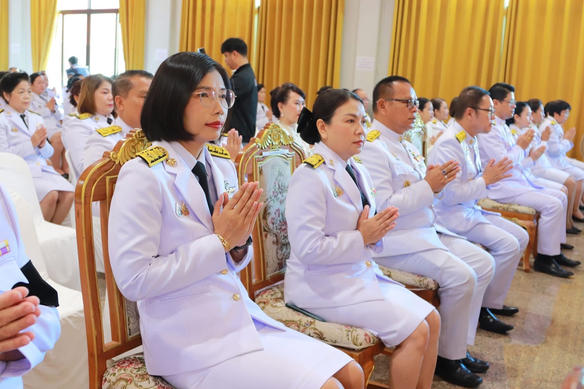 title - ส.ป.ก.กาฬสินธุ์ ร่วมพิธีเจริญพระพุทธมนต์ และทำบุญตักบาตรถวายพระกุศล เนื่องในโอกาสฉลองพระชนมายุ 99 พรรษา สมเด็จพระอริยวงศาคตญาณ สมเด็จพระสังฆราช สกลมหาสังฆปริณายก 26 มิถุนายน 2569