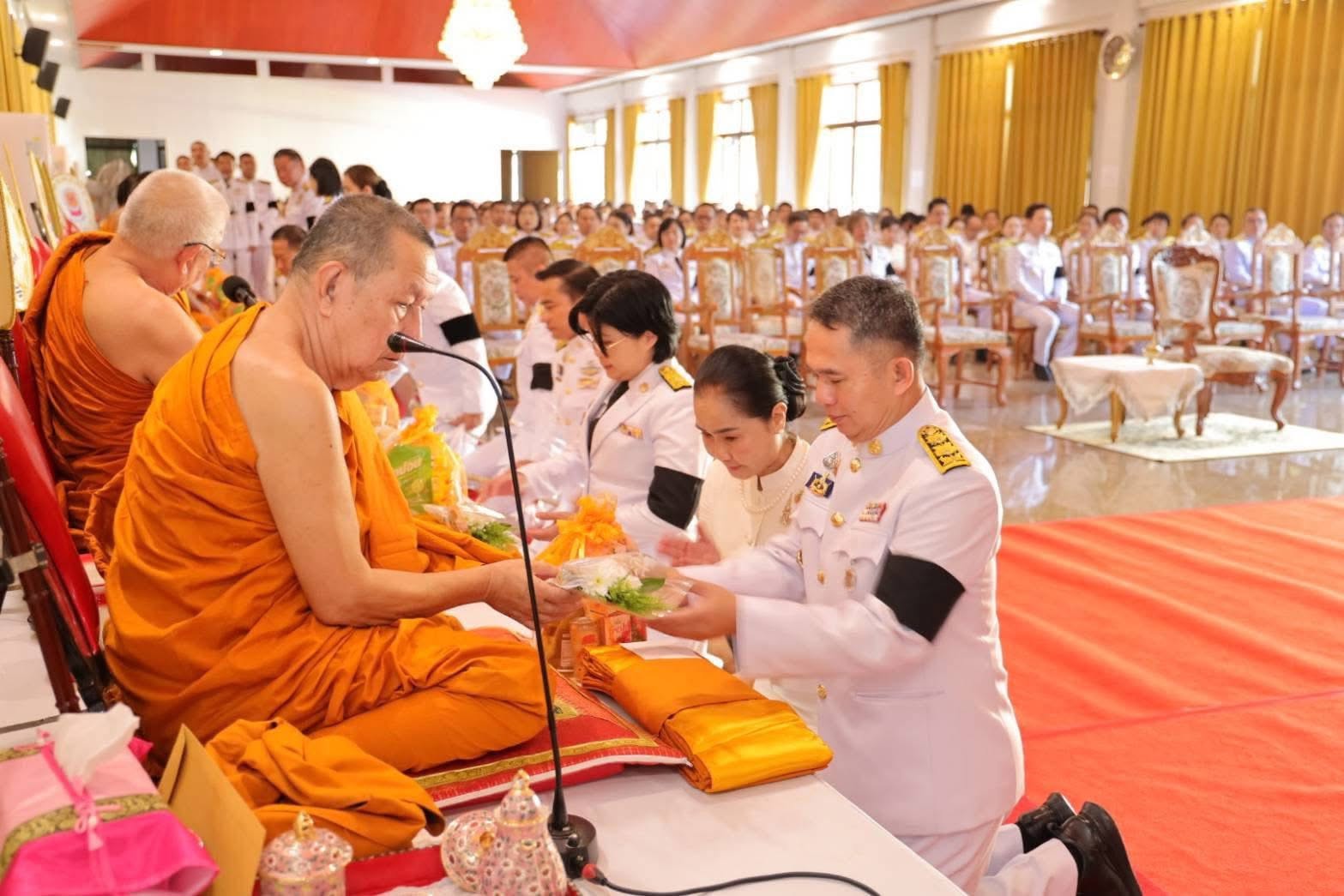 title - ส.ป.ก.กาฬสินธุ์ ร่วมพิธีเจริญพระพุทธมนต์ และทำบุญตักบาตรถวายพระกุศล เนื่องในโอกาสฉลองพระชนมายุ 99 พรรษา สมเด็จพระอริยวงศาคตญาณ สมเด็จพระสังฆราช สกลมหาสังฆปริณายก 26 มิถุนายน 2569