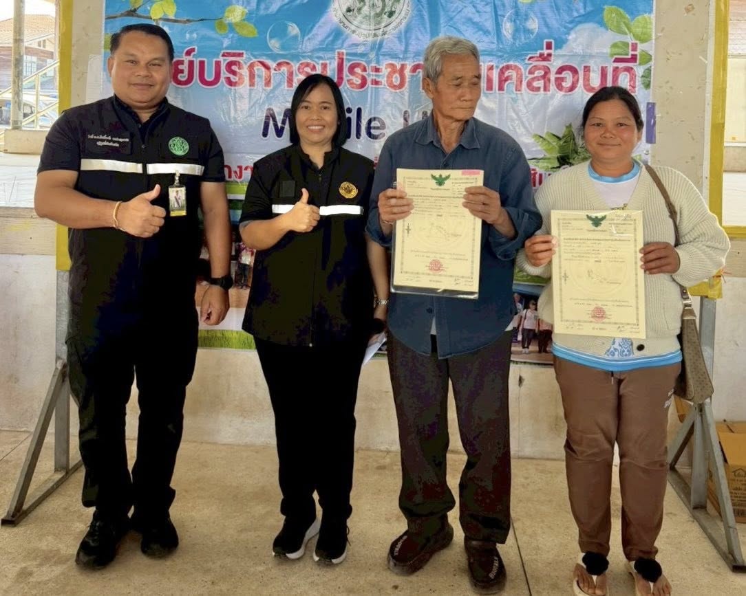 title - ส.ป.ก.กาฬสินธุ์ จัดหน่วยบริการประชาชนเคลื่อนที่ ส่งความสุข มอบโฉนดเพื่อการเกษตร เนื่องในเดือนแห่งความรัก “Valentine’s Day”