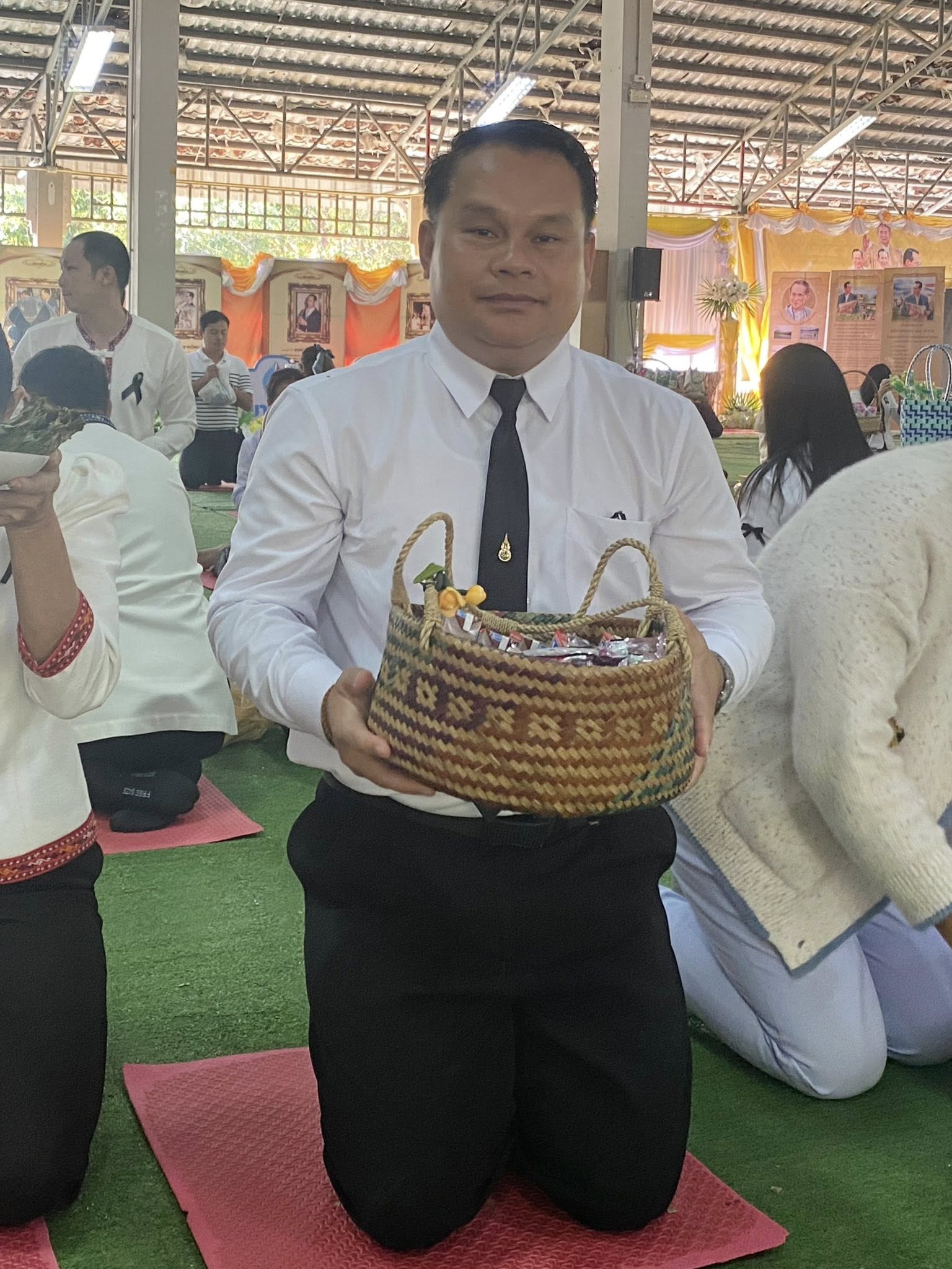 title - ส.ป.ก.กาฬสินธุ์ ร่วมพิธีทำบุญตักบาตร ภายในงานปฏิบัติธรรมจังหวัดกาฬสินธุ์ ประจำปี 2568 ณ พุทธมณฑลจังหวัดกาฬสินธุ์ (แก่งดอนกลาง) อำเภอเมืองกาฬสินธุ์ จังหวัดกาฬสินธุ์