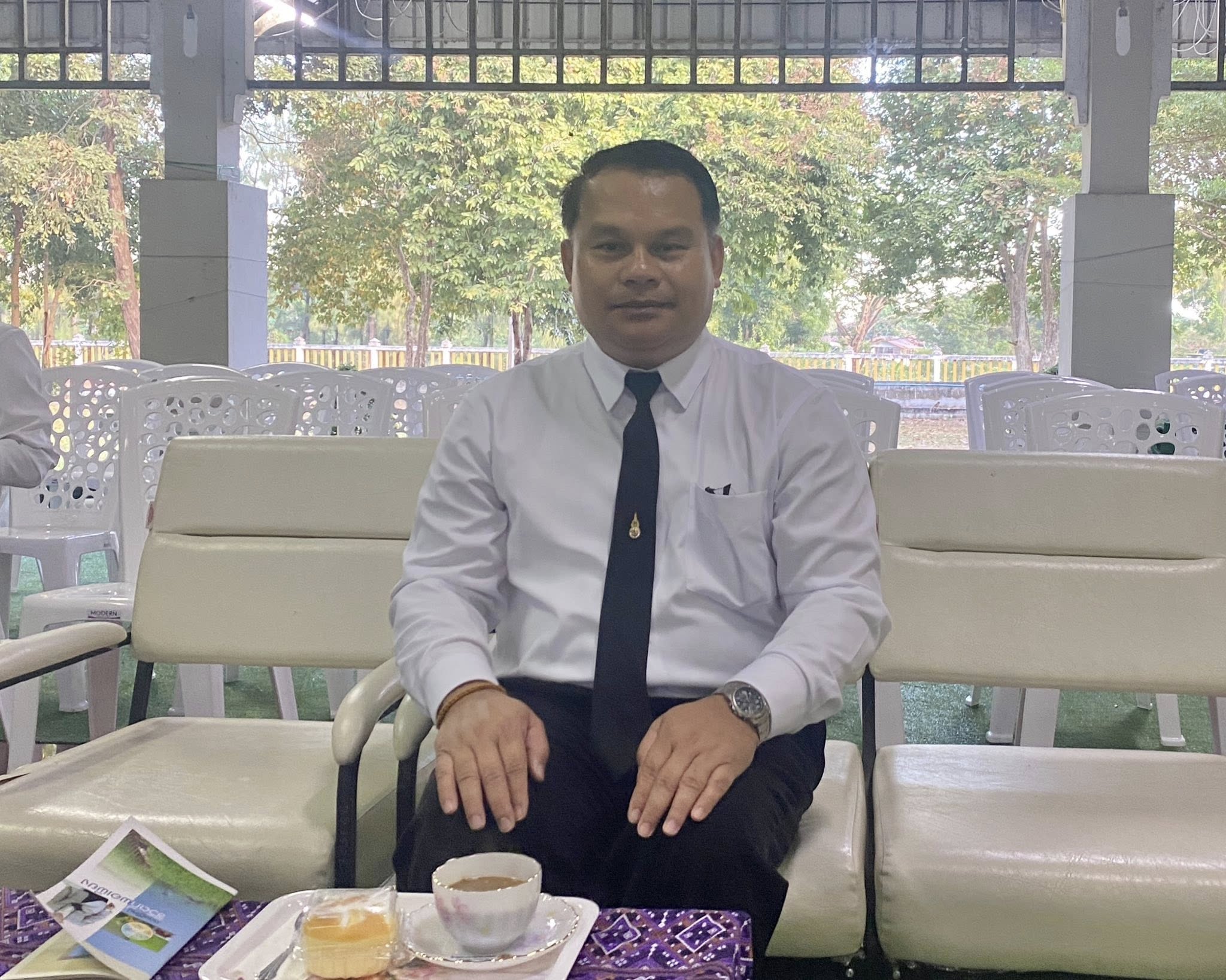 title - ส.ป.ก.กาฬสินธุ์ ร่วมพิธีทำบุญตักบาตร ภายในงานปฏิบัติธรรมจังหวัดกาฬสินธุ์ ประจำปี 2568 ณ พุทธมณฑลจังหวัดกาฬสินธุ์ (แก่งดอนกลาง) อำเภอเมืองกาฬสินธุ์ จังหวัดกาฬสินธุ์