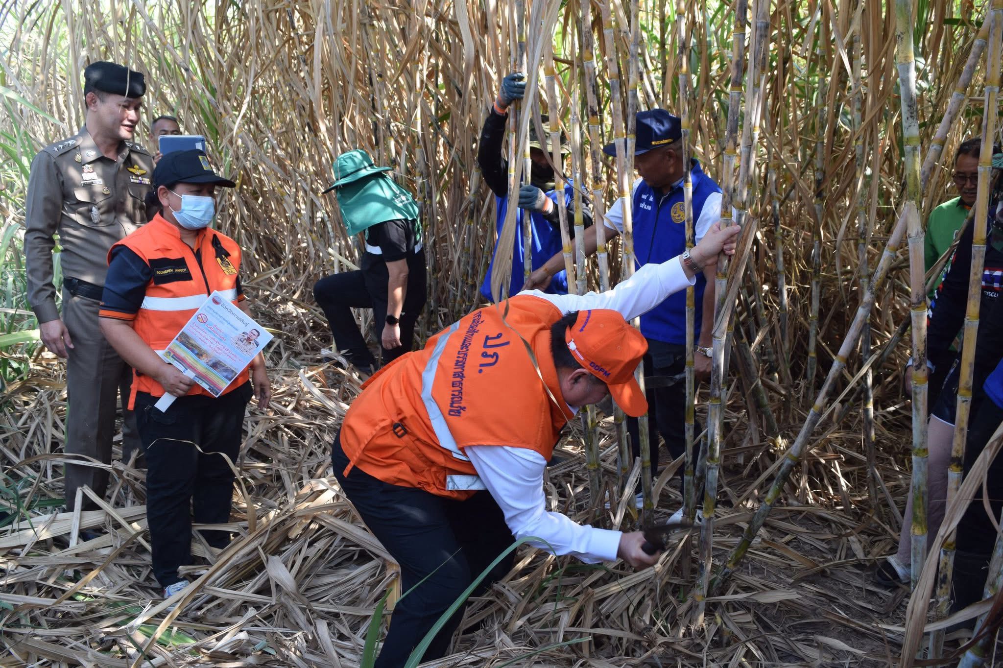 title - ส.ป.ก.กาฬสินธุ์ ร่วมกิจกรรมรณรงค์เคาะประตูบ้าน “หยุดเผา หยุดฝุ่น เพื่อคุณ เพื่อเรา” จังหวัดกาฬสินธุ์ ครั้งที่ 2