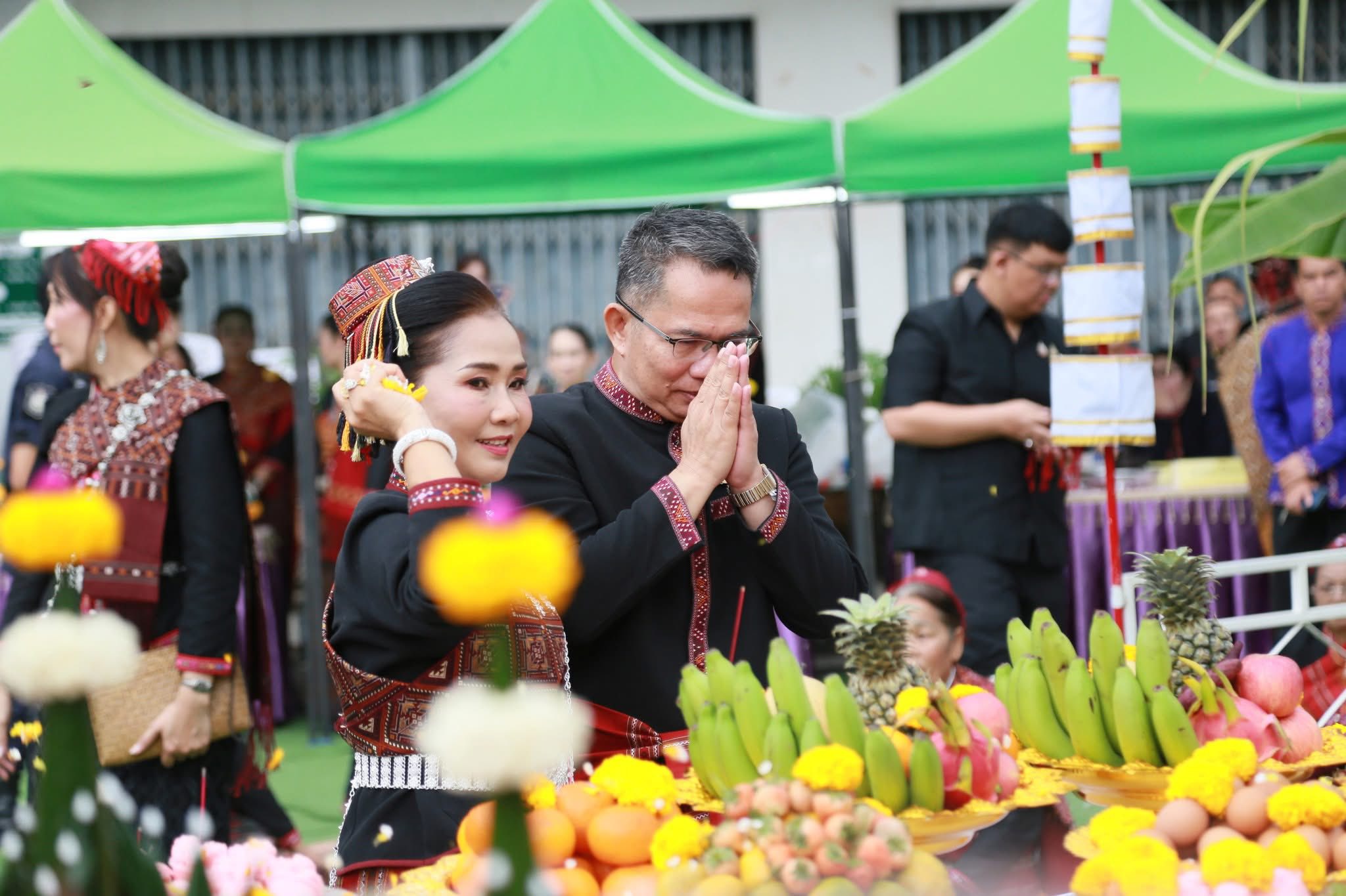 title - ส.ป.ก.กาฬสินธุ์ ร่วมพิธีบวงสรวงอนุสาวรีย์พระยาชัยสุนทร เนื่องในงาน 