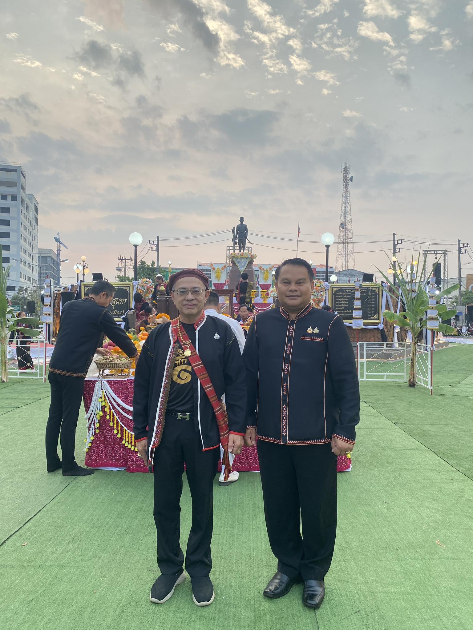 title - ส.ป.ก.กาฬสินธุ์ ร่วมพิธีบวงสรวงอนุสาวรีย์พระยาชัยสุนทร เนื่องในงาน 