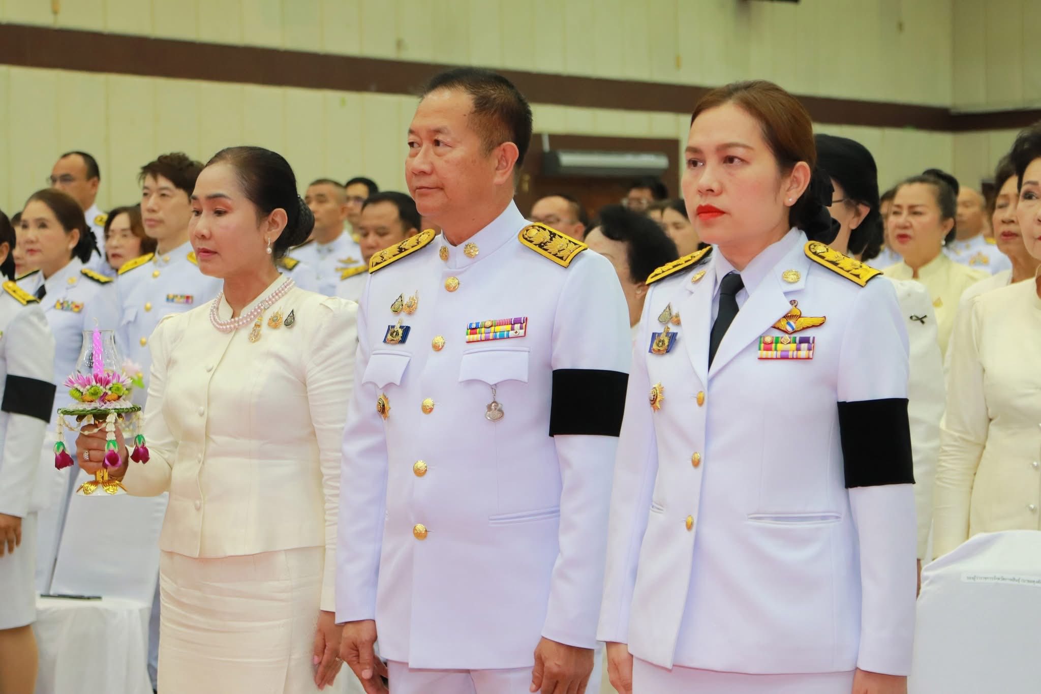 title - ส.ป.ก.กาฬสินธุ์ ร่วมพิธีถวายเครื่องราชสักการะ วางพานพุ่มเงิน พุ่มทอง และจุดเทียนถวายพระพรชัยมงคล เนื่องในโอกาสพระราชพิธีมหามงคลเฉลิมพระชนมพรรษา 4 รอบ สมเด็จพระนางเจ้าฯ พระบรมราชินี 3 มิถุนายน 2569 จังหวัดกาฬสินธุ์ ณ หอประชุมเฉลิมพระเกียรติ 80 พรรษา มหาราชา ศาลากลางจังหวัดกาฬสินธุ์ (หลังเก่า)