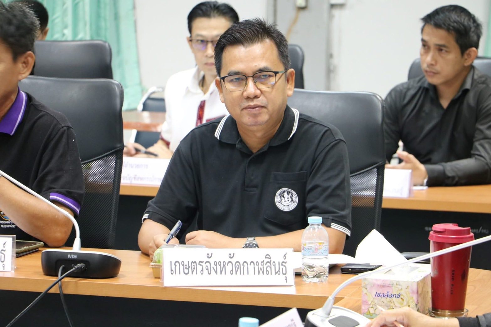 title - ส.ป.ก.กาฬสินธุ์ เข้าร่วมการประชุมเตรียมความพร้อมการลงพื้นที่ตรวจราชการของรัฐมนตรีช่วยว่าการกระทรวงเกษตรและสหกรณ์ (นายวัชระพล ขาวขำ) พร้อมคณะ ณ ห้องประชุมสำนักงานเกษตรและสหกรณ์จังหวัดกาฬสินธุ์
