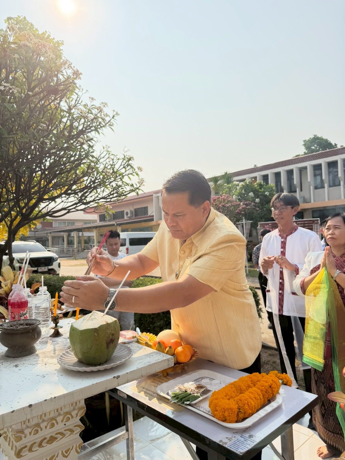 title - ส.ป.ก.กาฬสินธุ์ ร่วมใจกันจัดกิจกรรมสืบสานประเพณีสงกรานต์ เนื่องในโอกาสวันขึ้นปีใหม่ไทย ประจำปี 2569 ณ ห้องประชุม สำนักงานการปฏิรูปที่ดินจังหวัดกาฬสินธุ์ (ชั้น 2 )