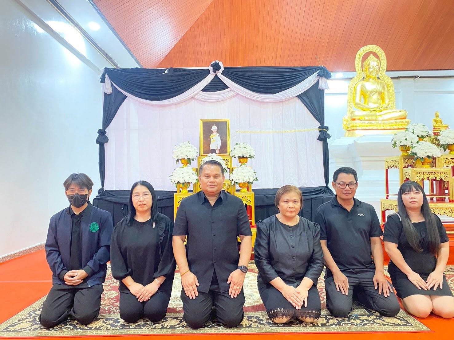 ส.ป.ก.กาฬสินธุ์ ร่วมพิธีบำเพ็ญกุศลสวดพระอภิธรรมอุทิศถวายพระกุศลแด่สมเด็จพระเจ้าลูกเธอ เจ้าฟ้าพัชรกิติยาภา นเรนทิราเทพยวดี กรมหลวงราชสาริณีสิริพัชร มหาวัชรราชธิดา ณ วิหารคด (ด้านทิศตะวันออกของพระเจดีย์) วัดประชานิยม พระอารามหลวง อำเภอเมืองกาฬสินธุ์ จังหวัดกาฬสินธุ์