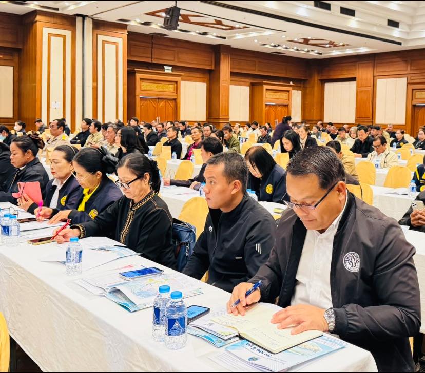 ส.ป.ก.กาฬสินธุ์ ร่วมการประชุมปัจฉิมนิเทศโครงการ “โครงการศึกษาความเหมาะสมและประเมินผลกระทบสิ่งแวดล้อม การบริหารจัดการน้ำ โขง เลย ชี มูล โดยแรงโน้มถ่วง ระยะที่ 1 (ระบบส่งน้ำ) ณ โรงแรมริมปาว อำเภอเมืองกาฬสินธุ์ จังหวัดกาฬสินธุ์