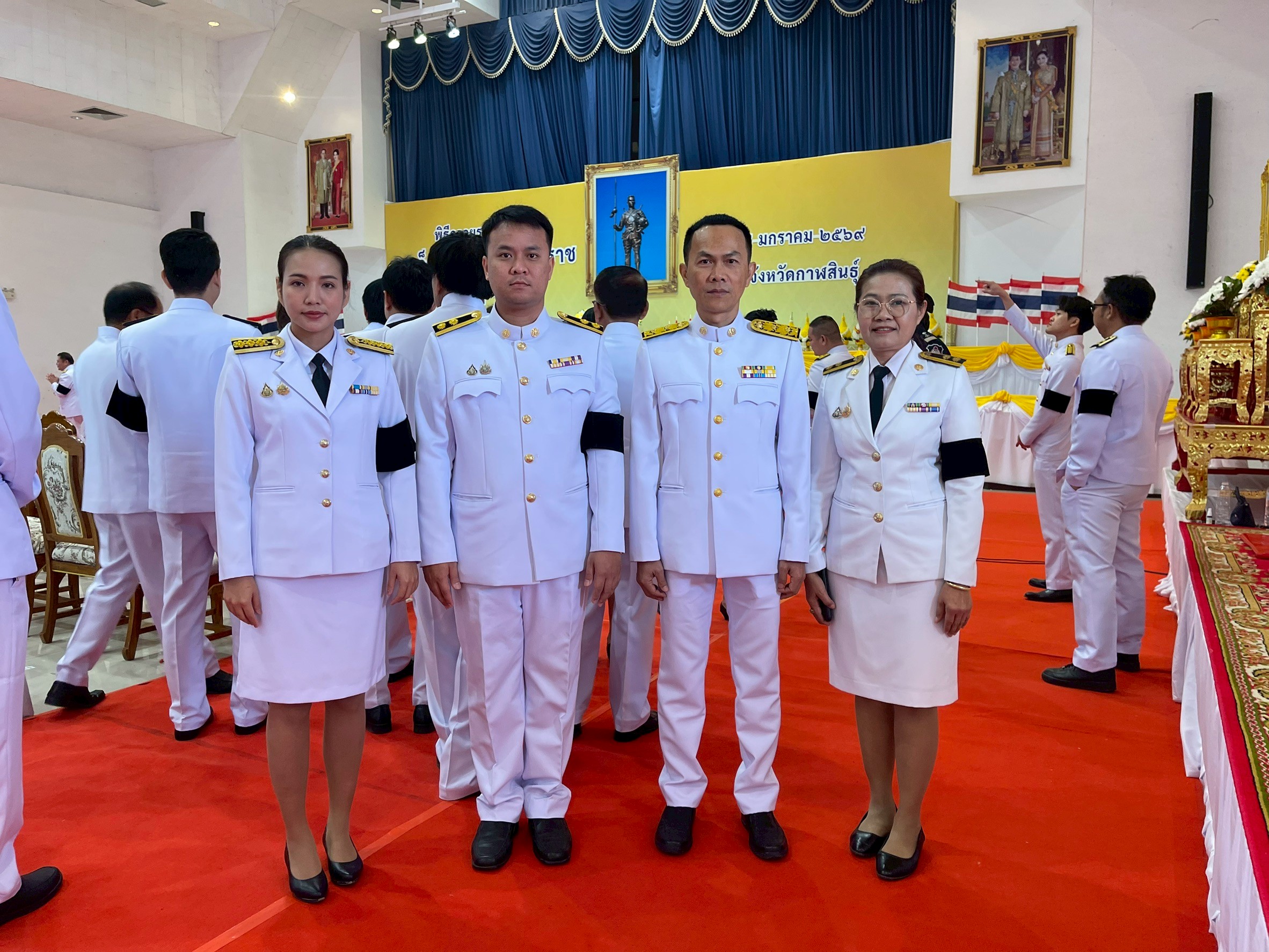 ส.ป.ก.กาฬสินธุ์​ ร่วมพิธี​ถวายราชสักการะสมเด็จพระนเรศวรมหาราช และวันยุทธหัตถี