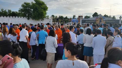 ร่วมพิธีถวายพระพรชัยมงคล แด่สมเด็จพระนางเจ้าสิริกิติ์ พระบรมราชินีนาถ 12 สิงหาคม 2557   