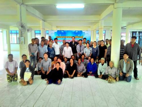 ปทจ.กาญจนบุรี เปิดการฝึกอบรมเกษตรกรโครงการขยายผลศูนย์เรียนรู้ฯ  