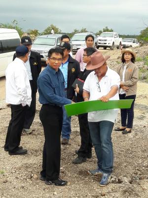 รองเลขาธิการ ส.ป.ก.ลงพื้นที่ตรวจติดตามความก้าวหน้าการจัดที่ดินตามนโยบายรัฐบาล จังหวัดกาญจนบุรี