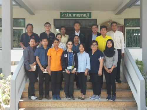 นายสุรจิตต์  อินทรชิต เลขาธิการ ส.ป.ก. ตรวจเยี่ยมพื้นที่ยึดคืนแปลง ม.44 ต.สิงห์ อ.ไทรโยค จ.กาญจนบุรี