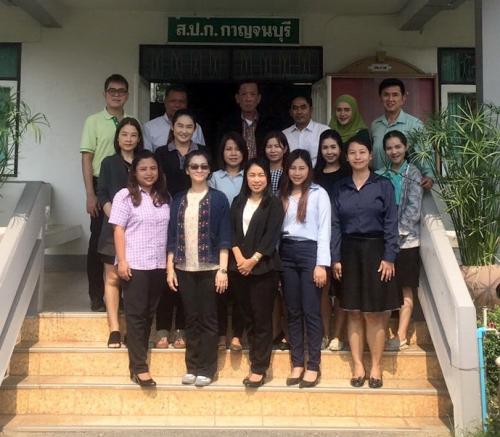 ผตร.เลิศศักดิ์ ตรวจราชการ ส.ป.ก.กาญจนบุรี
