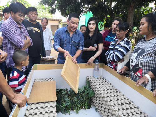 ส.ป.ก.กาญจนบุรี จัดฝึกอบรมเกษตรกร โครงการพัฒนาศักยภาพเกษตรกรในเขตปฏิรูปที่ดิน กิจกรรมพัฒนาธุรกิจชุมชนในเขตปฏิรูปที่ดิน ปี 2563