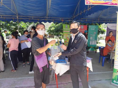 ส.ป.ก.กาญจนบุรี ออกให้บริการโครงการจังหวัดเคลื่อนที่และคลินิกมหาดไทย ครั้งที่ 6/2563 