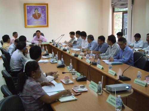 ประชุมคณะกรรมการปฏิรูปที่ดินจังหวัดขอนแก่น ครั้งที่ ๑/๒๕๕๕
