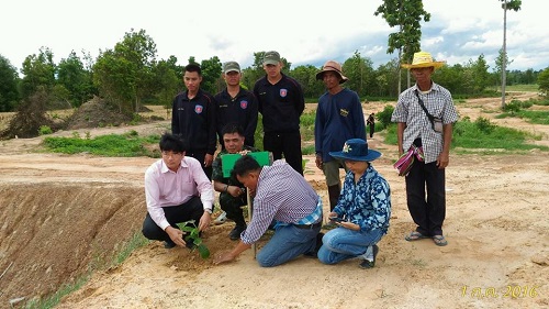 กิจกรรมการปลูกหญ้าแฝกเพื่อเฉลิมพระเกียรติพระบาทสมเด็จพระเจ้าอยู่หัว และปลูกไม้เฉลิมพระเกียรติสมเด็จพระนางเจ้าพระบรมราชินีนาถ 