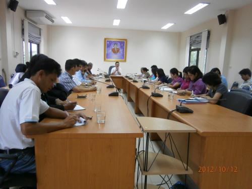 ส.ป.ก.ขอนแก่น ประชุมประจำเดือน ตุลาคม ๒๕๕๕