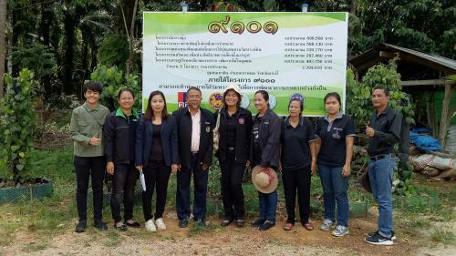 ส.ป.ก.กระบี่ ตรวจเยี่ยมเกษตรกรในโครงการเกษตรทฤษฎีใหม่ และโครงการ 9101 ตามรอยเท้าพ่อภายใต้ร่มพระบารมี