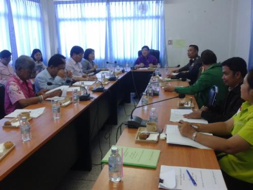 การประชุมคณะอนุกรรมการปฏิรูปที่ดินอำเภอเมืองกระบี่ ครั้งที่ 1/2558 