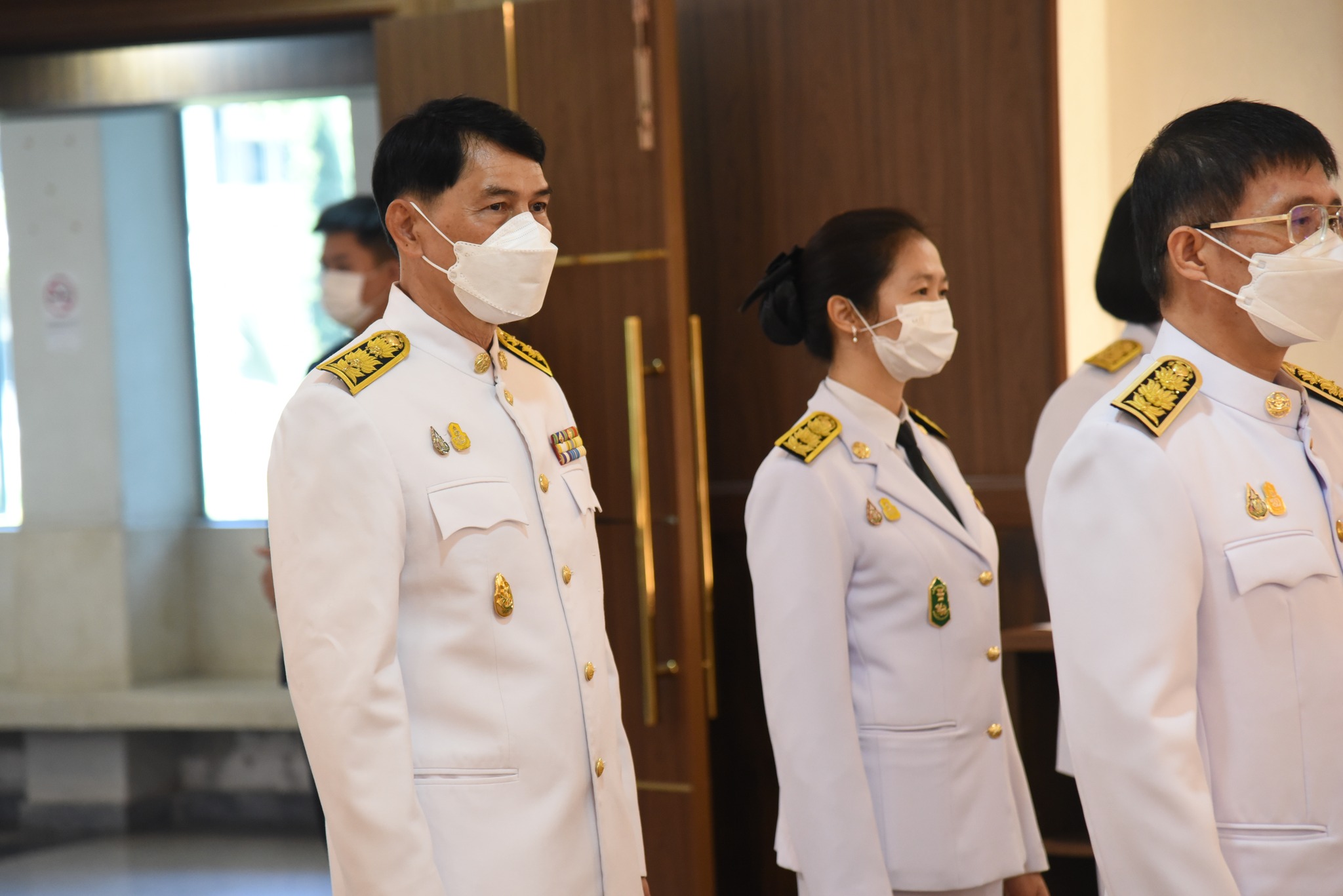 ส.ป.ก.ลำปาง ร่วมประกอบพิธีรับหนังสือสวดมนต์บทเจริญพระพุทธมนต์พระราชทาน