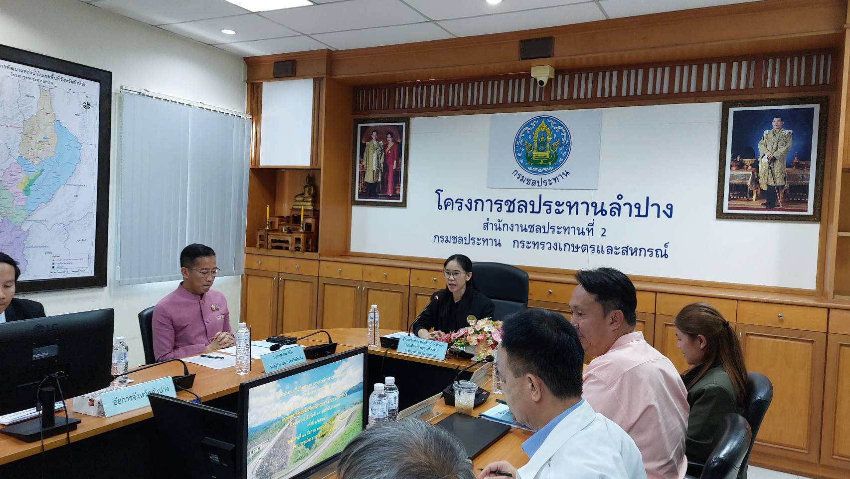 ส.ป.ก.ลำปาง ร่วมประชุมคณะทำงานแก้ไขปัญหาผลกระทบจากโครงการอ่างเก็บน้ำแม่มอกอันเนื่องมาจากพระราชดำริ จังหวัดลำปาง ครั้งที่ 1/2568