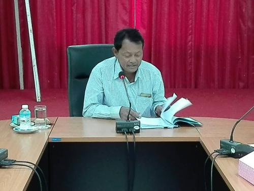 ประชุมคณะอนุกรรมการระดับอำเภอ ณ ห้องประชุมที่ว่าการอำเภอแม่พริก