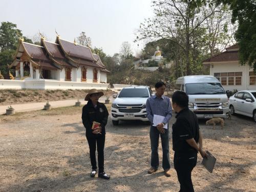 ส.ป.ก.ลำปาง ร่วมตรวจสอบพื้นที่ขออนุญาตใช้ประโยชน์ในที่ดิน ณ วัดเวฬุวันวนาราม ต.แม่ทะ