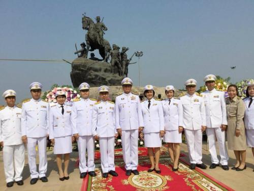 ส.ป.ก.ลำปาง ร่วมประกอบพิธีวันคล้ายวันสวรรคตสมเด็จพระนเรศวรมหาราช ณ พระบรมราชานุสาวรีย์สมเด็จพระนเรศวรมหาราช 