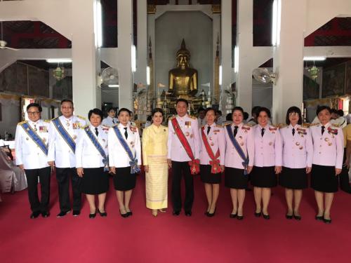 ส.ป.ก.ลำปาง ร่วมพิธีเวียนเทียนสมโภชน้ำอภิเษก